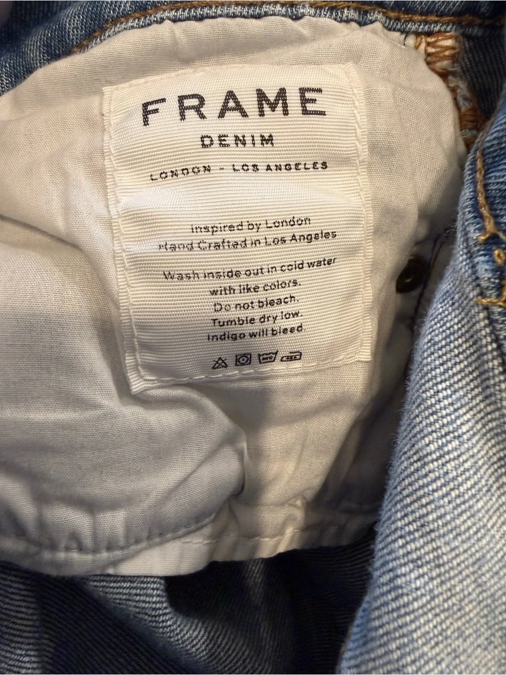 FRAME Le Boy Distressed Boyfriend Jeans Size 27 Medium Wash Denim